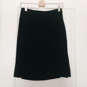 Madewell velvet skirt